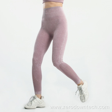 high-waisted abdomen sports nude tight leggings